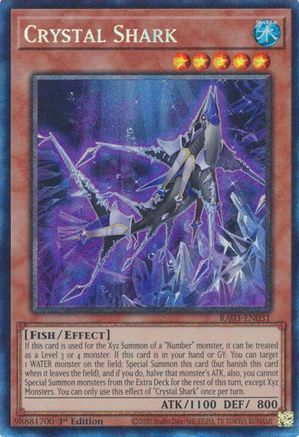 Crystal Shark (PCR) (RA03-EN031) - Quarter Century Bonanza 1st Edition - Premium Yugioh Single from Konami - Just $0.15! Shop now at Game Crave Tournament Store