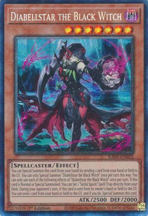 Diabellstar the Black Witch (PCR) (RA03-EN032) - Quarter Century Bonanza 1st Edition - Premium Yugioh Single from Konami - Just $3.78! Shop now at Game Crave Tournament Store