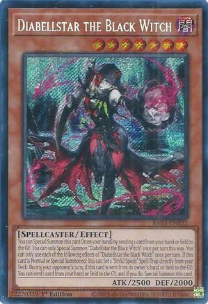 Diabellstar the Black Witch (Secret Rare) (RA03-EN032) - Quarter Century Bonanza 1st Edition - Premium Yugioh Single from Konami - Just $1.47! Shop now at Game Crave Tournament Store
