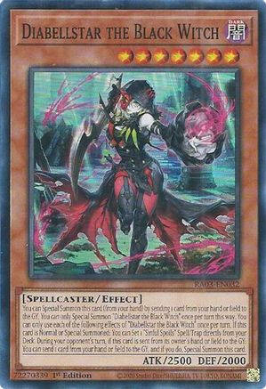 Diabellstar the Black Witch (RA03-EN032) - Quarter Century Bonanza 1st Edition - Premium Yugioh Single from Konami - Just $1.22! Shop now at Game Crave Tournament Store