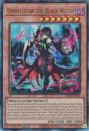 Diabellstar the Black Witch (PUR) (RA03-EN032) - Quarter Century Bonanza 1st Edition - Premium Yugioh Single from Konami - Just $3.78! Shop now at Game Crave Tournament Store