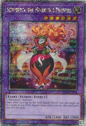 Schuberta the Melodious Maestra (Quarter Century Secret Rare) (RA03-EN034) - Quarter Century Bonanza 1st Edition - Premium Yugioh Single from Konami - Just $2.20! Shop now at Game Crave Tournament Store