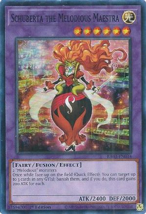 Schuberta the Melodious Maestra (RA03-EN034) - Quarter Century Bonanza 1st Edition - Premium Yugioh Single from Konami - Just $0.25! Shop now at Game Crave Tournament Store