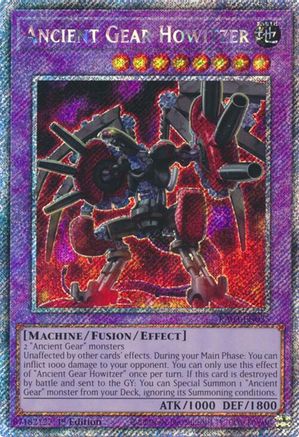 Ancient Gear Howitzer (Platinum Secret Rare) (RA03-EN035) - Quarter Century Bonanza 1st Edition - Premium Yugioh Single from Konami - Just $0.43! Shop now at Game Crave Tournament Store