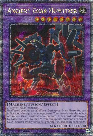 Ancient Gear Howitzer (Quarter Century Secret Rare) (RA03-EN035) - Quarter Century Bonanza 1st Edition - Premium Yugioh Single from Konami - Just $1.07! Shop now at Game Crave Tournament Store