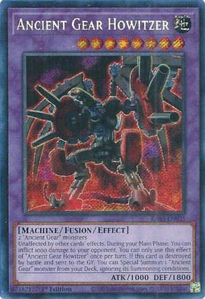 Ancient Gear Howitzer (Secret Rare) (RA03-EN035) - Quarter Century Bonanza 1st Edition - Premium Yugioh Single from Konami - Just $0.25! Shop now at Game Crave Tournament Store