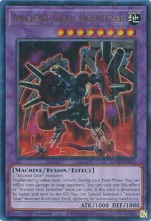 Ancient Gear Howitzer (UR) (RA03-EN035) - Quarter Century Bonanza 1st Edition - Premium Yugioh Single from Konami - Just $0.25! Shop now at Game Crave Tournament Store