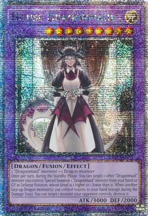 House Dragonmaid (Quarter Century Secret Rare) (RA03-EN037) - Quarter Century Bonanza 1st Edition - Premium Yugioh Single from Konami - Just $6.33! Shop now at Game Crave Tournament Store