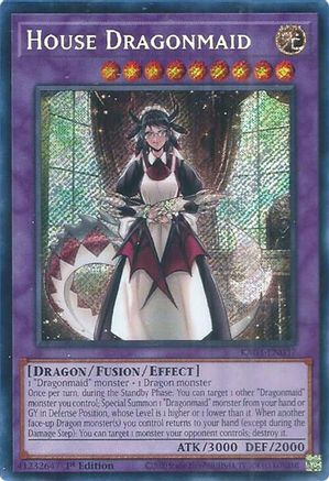 House Dragonmaid (Secret Rare) (RA03-EN037) - Quarter Century Bonanza 1st Edition - Premium Yugioh Single from Konami - Just $0.25! Shop now at Game Crave Tournament Store