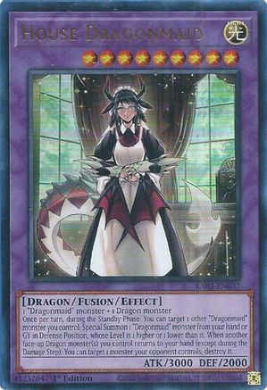House Dragonmaid (UR) (RA03-EN037) - Quarter Century Bonanza 1st Edition - Premium Yugioh Single from Konami - Just $0.25! Shop now at Game Crave Tournament Store