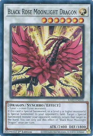 Black Rose Moonlight Dragon (RA03-EN038) - Quarter Century Bonanza 1st Edition - Premium Yugioh Single from Konami - Just $0.25! Shop now at Game Crave Tournament Store