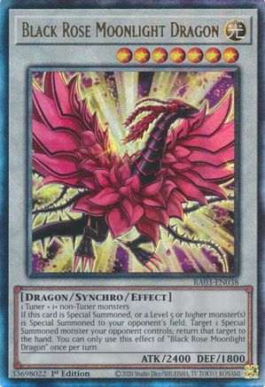 Black Rose Moonlight Dragon (PUR) (RA03-EN038) - Quarter Century Bonanza 1st Edition - Premium Yugioh Single from Konami - Just $0.47! Shop now at Game Crave Tournament Store