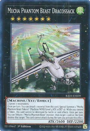 Mecha Phantom Beast Dracossack (RA03-EN039) - Quarter Century Bonanza 1st Edition - Premium Yugioh Single from Konami - Just $0.25! Shop now at Game Crave Tournament Store