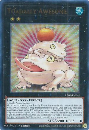 Toadally Awesome (UR) (RA03-EN040) - Quarter Century Bonanza 1st Edition - Premium Yugioh Single from Konami - Just $0.25! Shop now at Game Crave Tournament Store