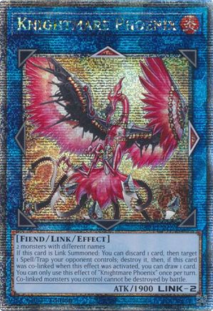 Knightmare Phoenix (Quarter Century Secret Rare) (RA03-EN042) - Quarter Century Bonanza 1st Edition - Premium Yugioh Single from Konami - Just $9.04! Shop now at Game Crave Tournament Store