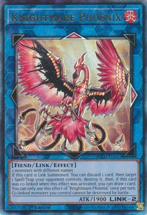 Knightmare Phoenix (PUR) (RA03-EN042) - Quarter Century Bonanza 1st Edition - Premium Yugioh Single from Konami - Just $0.53! Shop now at Game Crave Tournament Store