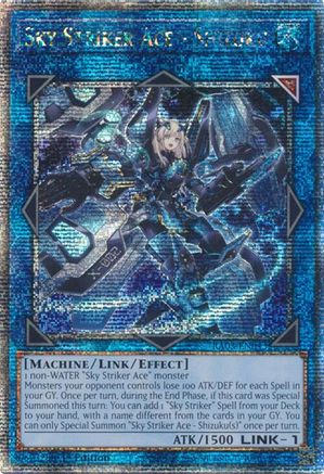 Sky Striker Ace - Shizuku (Quarter Century Secret Rare) (RA03-EN043) - Quarter Century Bonanza 1st Edition - Premium Yugioh Single from Konami - Just $7.70! Shop now at Game Crave Tournament Store