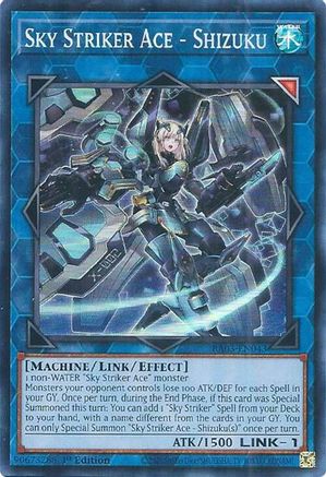 Sky Striker Ace - Shizuku (RA03-EN043) - Quarter Century Bonanza 1st Edition - Premium Yugioh Single from Konami - Just $0.25! Shop now at Game Crave Tournament Store