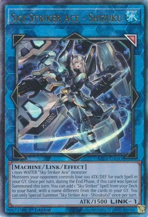 Sky Striker Ace - Shizuku (PUR) (RA03-EN043) - Quarter Century Bonanza 1st Edition - Premium Yugioh Single from Konami - Just $0.29! Shop now at Game Crave Tournament Store