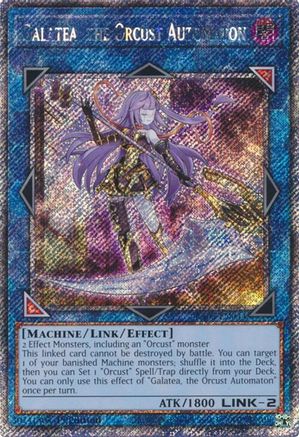 Galatea, the Orcust Automaton (Platinum Secret Rare) (RA03-EN044) - Quarter Century Bonanza 1st Edition - Premium Yugioh Single from Konami - Just $2.80! Shop now at Game Crave Tournament Store