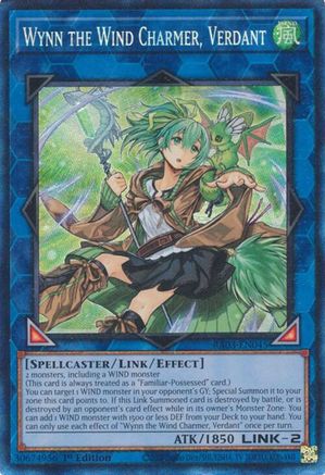 Wynn the Wind Charmer, Verdant (PCR) (RA03-EN045) - Quarter Century Bonanza 1st Edition - Premium Yugioh Single from Konami - Just $0.44! Shop now at Game Crave Tournament Store