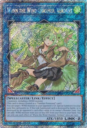Wynn the Wind Charmer, Verdant (Platinum Secret Rare) (RA03-EN045) - Quarter Century Bonanza 1st Edition - Premium Yugioh Single from Konami - Just $1.13! Shop now at Game Crave Tournament Store
