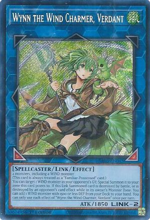 Wynn the Wind Charmer, Verdant (Secret Rare) (RA03-EN045) - Quarter Century Bonanza 1st Edition - Premium Yugioh Single from Konami - Just $0.25! Shop now at Game Crave Tournament Store