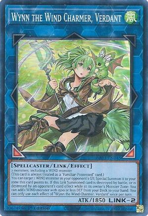Wynn the Wind Charmer, Verdant (RA03-EN045) - Quarter Century Bonanza 1st Edition - Premium Yugioh Single from Konami - Just $0.25! Shop now at Game Crave Tournament Store