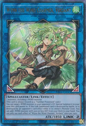 Wynn the Wind Charmer, Verdant (PUR) (RA03-EN045) - Quarter Century Bonanza 1st Edition - Premium Yugioh Single from Konami - Just $0.29! Shop now at Game Crave Tournament Store