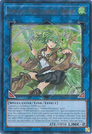 Wynn the Wind Charmer, Verdant (UR) (RA03-EN045) - Quarter Century Bonanza 1st Edition - Premium Yugioh Single from Konami - Just $0.25! Shop now at Game Crave Tournament Store