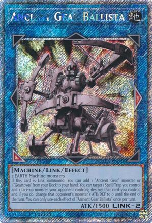 Ancient Gear Ballista (Platinum Secret Rare) (RA03-EN046) - Quarter Century Bonanza 1st Edition - Premium Yugioh Single from Konami - Just $0.34! Shop now at Game Crave Tournament Store