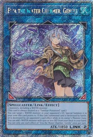 Eria the Water Charmer, Gentle (Platinum Secret Rare) (RA03-EN047) - Quarter Century Bonanza 1st Edition - Premium Yugioh Single from Konami - Just $0.98! Shop now at Game Crave Tournament Store