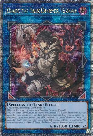 Dharc the Dark Charmer, Gloomy (Quarter Century Secret Rare) (RA03-EN048) - Quarter Century Bonanza 1st Edition - Premium Yugioh Single from Konami - Just $19.48! Shop now at Game Crave Tournament Store