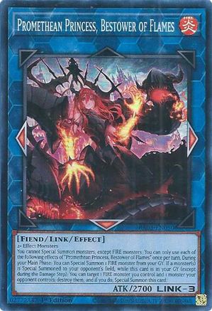 Promethean Princess, Bestower of Flames (RA03-EN050) - Quarter Century Bonanza 1st Edition - Premium Yugioh Single from Konami - Just $0.92! Shop now at Game Crave Tournament Store