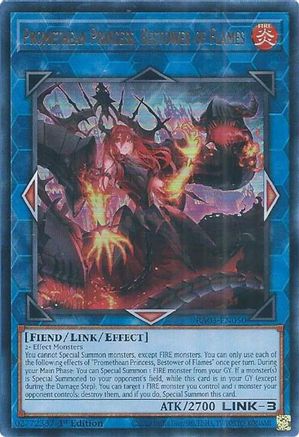 Promethean Princess, Bestower of Flames (UR) (RA03-EN050) - Quarter Century Bonanza 1st Edition - Premium Yugioh Single from Konami - Just $1.14! Shop now at Game Crave Tournament Store