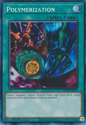 Polymerization (A) (Alternate Art) (PCR) (RA03-EN051) - Quarter Century Bonanza 1st Edition - Premium Yugioh Single from Konami - Just $0.51! Shop now at Game Crave Tournament Store