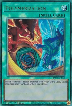 Polymerization (B) (HERO Art) (PUR) (RA03-EN051) - Quarter Century Bonanza 1st Edition - Premium Yugioh Single from Konami - Just $1.99! Shop now at Game Crave Tournament Store