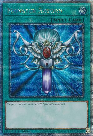 Monster Reborn (Quarter Century Secret Rare) (RA03-EN052) - Quarter Century Bonanza 1st Edition - Premium Yugioh Single from Konami - Just $7.12! Shop now at Game Crave Tournament Store