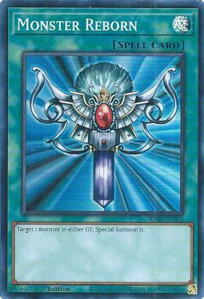 Monster Reborn (RA03-EN052) - Quarter Century Bonanza 1st Edition - Premium Yugioh Single from Konami - Just $0.25! Shop now at Game Crave Tournament Store
