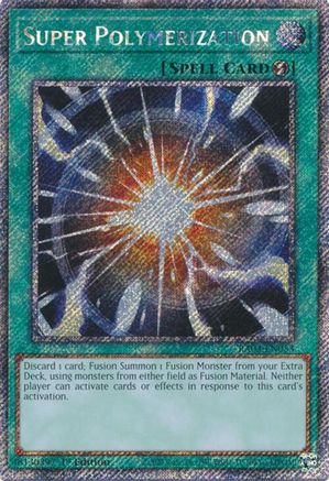 Super Polymerization (Platinum Secret Rare) (RA03-EN053) - Quarter Century Bonanza 1st Edition - Premium Yugioh Single from Konami - Just $9.21! Shop now at Game Crave Tournament Store