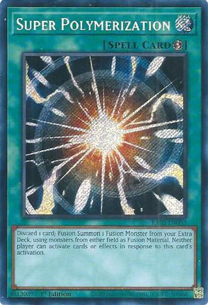 Super Polymerization (Secret Rare) (RA03-EN053) - Quarter Century Bonanza 1st Edition - Premium Yugioh Single from Konami - Just $3.22! Shop now at Game Crave Tournament Store