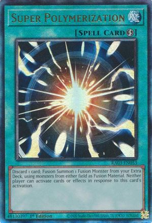 Super Polymerization (PUR) (RA03-EN053) - Quarter Century Bonanza 1st Edition - Premium Yugioh Single from Konami - Just $5.48! Shop now at Game Crave Tournament Store
