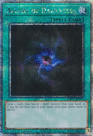 Allure of Darkness (Quarter Century Secret Rare) (RA03-EN055) - Quarter Century Bonanza 1st Edition - Premium Yugioh Single from Konami - Just $24.05! Shop now at Game Crave Tournament Store