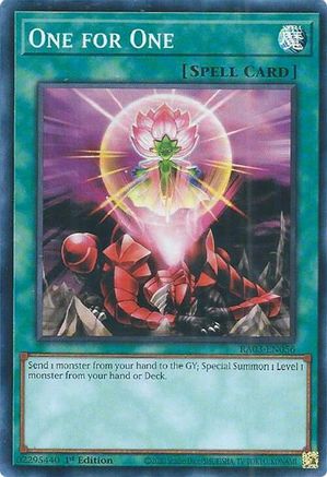 One for One (RA03-EN056) - Quarter Century Bonanza 1st Edition - Premium Yugioh Single from Konami - Just $0.25! Shop now at Game Crave Tournament Store
