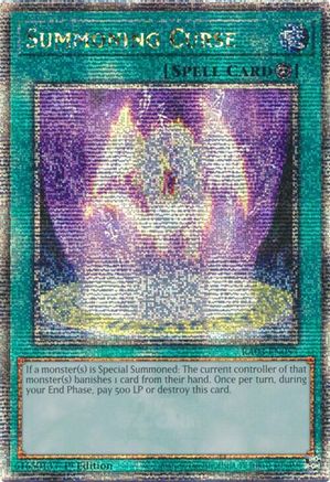 Summoning Curse (Quarter Century Secret Rare) (RA03-EN057) - Quarter Century Bonanza 1st Edition - Premium Yugioh Single from Konami - Just $1.44! Shop now at Game Crave Tournament Store