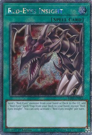 Red-Eyes Insight (Platinum Secret Rare) (RA03-EN061) - Quarter Century Bonanza 1st Edition - Premium Yugioh Single from Konami - Just $1.27! Shop now at Game Crave Tournament Store