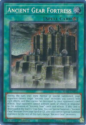 Ancient Gear Fortress (Secret Rare) (RA03-EN062) - Quarter Century Bonanza 1st Edition - Premium Yugioh Single from Konami - Just $0.25! Shop now at Game Crave Tournament Store