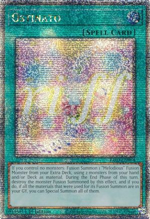 Ostinato (Quarter Century Secret Rare) (RA03-EN064) - Quarter Century Bonanza 1st Edition - Premium Yugioh Single from Konami - Just $6.07! Shop now at Game Crave Tournament Store