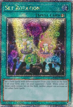 Set Rotation (Quarter Century Secret Rare) (RA03-EN065) - Quarter Century Bonanza 1st Edition - Premium Yugioh Single from Konami - Just $3.41! Shop now at Game Crave Tournament Store