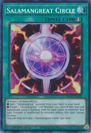 Salamangreat Circle (PCR) (RA03-EN066) - Quarter Century Bonanza 1st Edition - Premium Yugioh Single from Konami - Just $0.16! Shop now at Game Crave Tournament Store